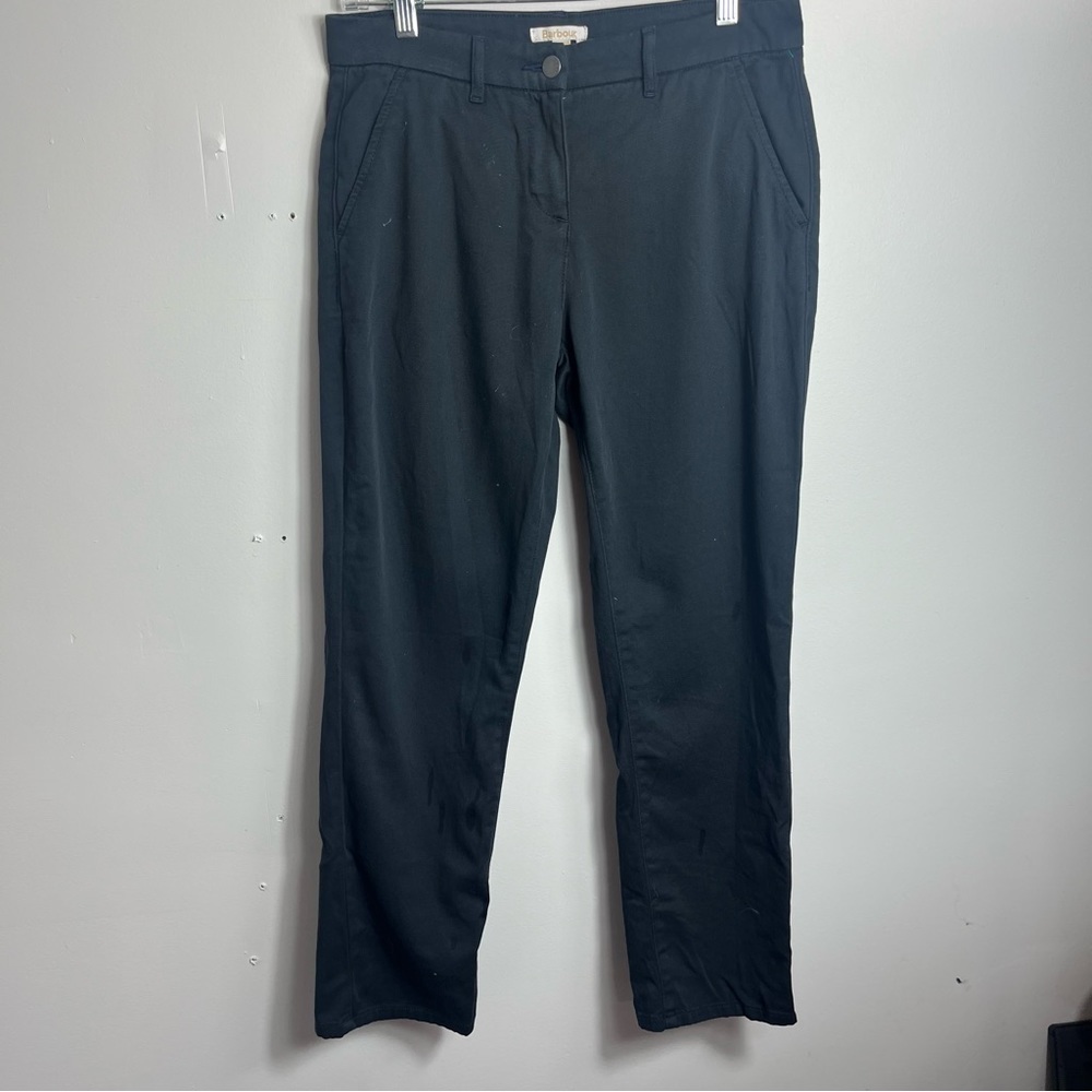 Barbour cotton cropped chino pant size 6 1466